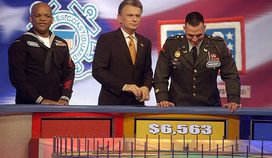 Television game show "Wheel of Fortune" played host to military members in Culver City, Calif. in 2006. (U.S. Navy/Wikimedia Commons)