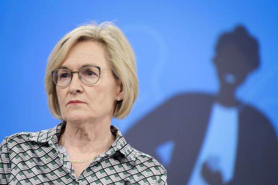 European Commissioner Mairead McGuinness says crypto regulation in the European Union has become more urgent now. (Thierry Monasse/Getty Images)