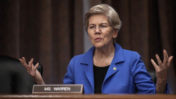 U.S. Sen. Elizabeth Warren (D-Mass.) is involved in a controversy over the use of Elliptic crypto data to explain how much terrorists have relied on crypto. (Drew Angerer/Getty Images)