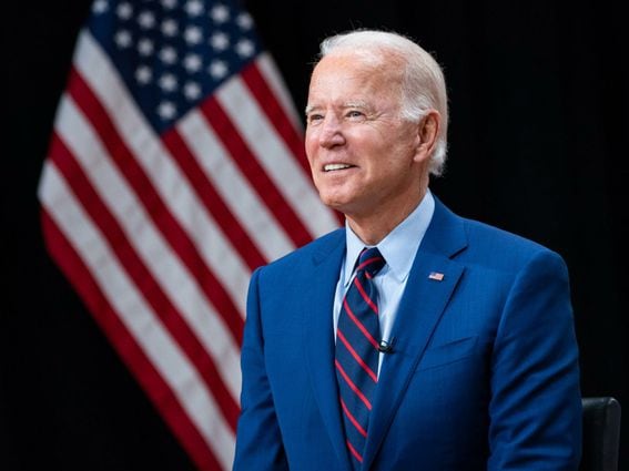 The first portrait of Joe Biden as president of the United States, 2021. (The White House)