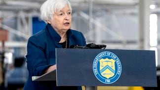 "If these risks are mitigated, digital assets and other emerging technologies could offer significant opportunities," Treasury Secretary Janet Yellen said of the new reports published by her department in response to President Joe Biden's executive order on crypto (Sarah Rice/Getty Images)