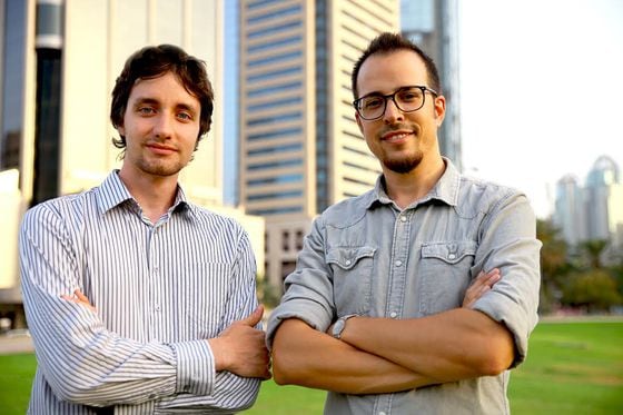  Umbrellab co-founders Tarik Kaddoumi and Sergey Yusupov.