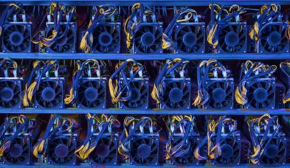 Cryptocurrency mining machines