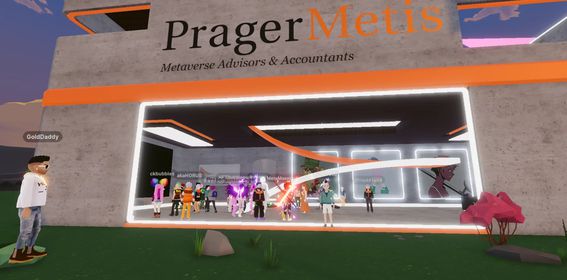 FTX Trading LLC auditor Prager Metis hosted a metaverse office launch party at Dencentraland coordinates (19, 144)  in October. (Prager Metis)
