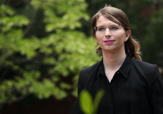 Former U.S. Army intelligence analyst Chelsea Manning