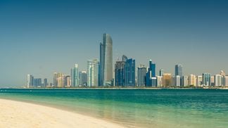 Abu Dhabi's skyline. (Nick Fewings/Unsplash)