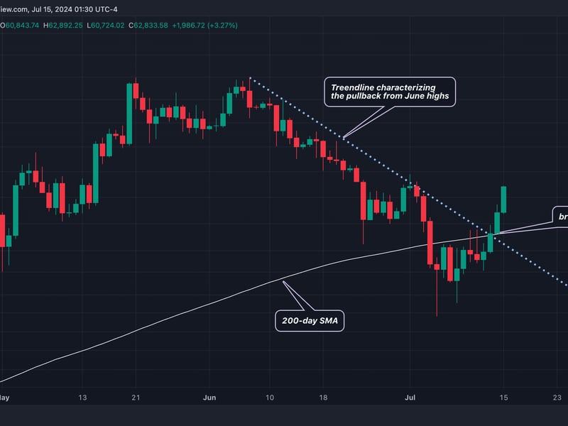 BTC's daily chart (TradingView)