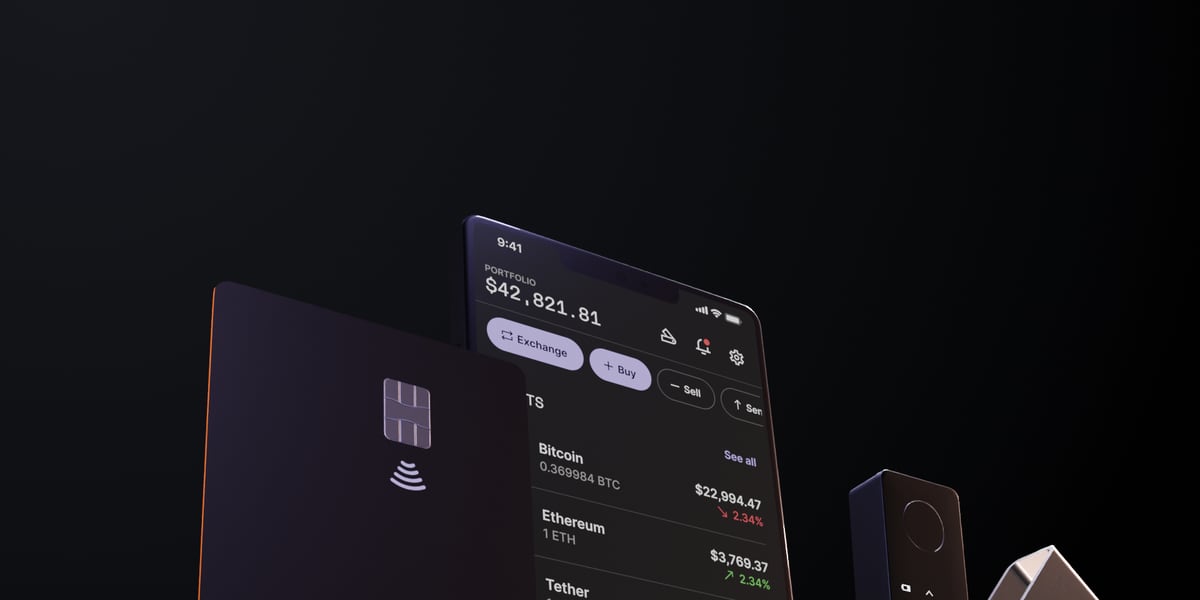 ledger launches crypto-linked debit card