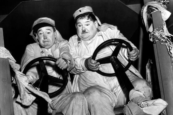 Laurel and Hardy, "The Flying Deuces," 1939. (Wikipedia)
