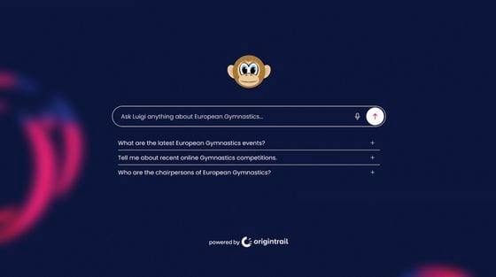 Luigi, by OriginalTrail for European Gymnastics (OriginTrail)