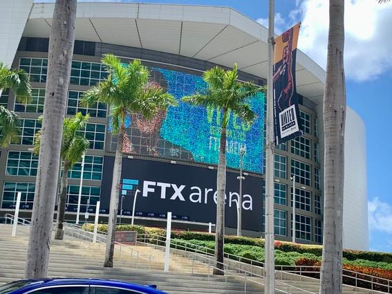 The since-renamed FTX arena. (Danny Nelson/CoinDesk archives)