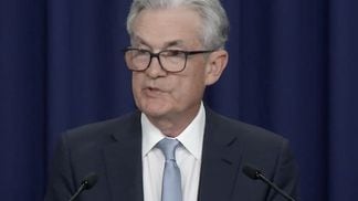 Federal Reserve Chairman Jerome Powell at a press conference earlier this month. (Federal Reserve)