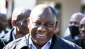 South Africa's Cyril Ramaphosa has been appointed to a new term as president. (Per-Anders Pettersson/Getty Images)