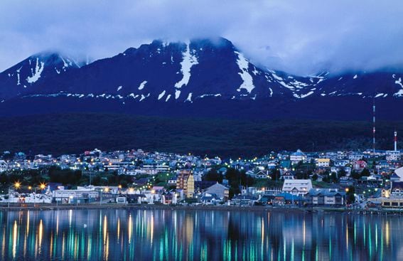Ushuaia, ciudad ubicada en la provincia argentina de Tierra del Fuego. (Richard I'Anson/Getty Images)