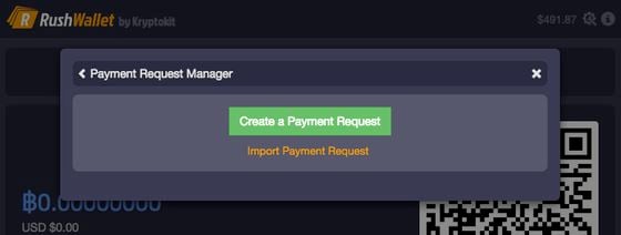  Creating a Payment Request
