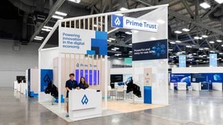 Prime Trust's booth at Consensus (Prime Trust)