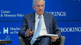 Federal Reserve Chair Jerome Powell speaks at the Brookings Institute in Washington, D.C. on Nov. 30, 2022. (Helene Braun/CoinDesk)