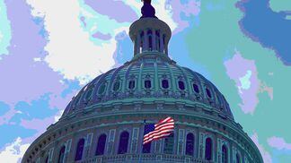 U.S. Capitol (Jesse Hamilton/CoinDesk, modified via Photomosh)