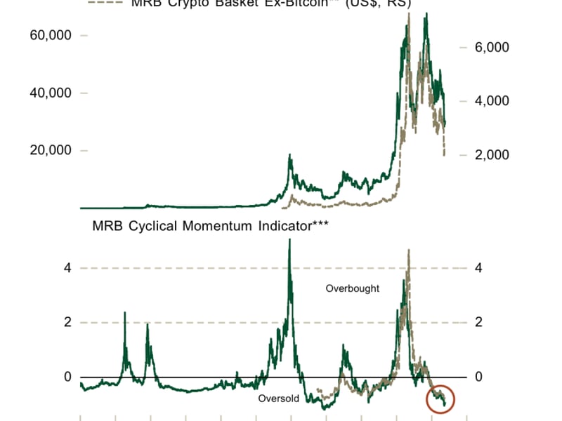 A bitcoin momentum indicator (MRB Partners)