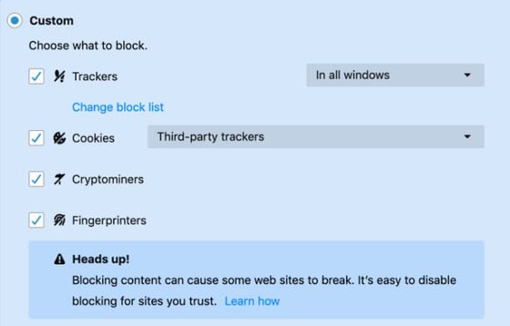 Let Firefox help you block cryptominers from your computer