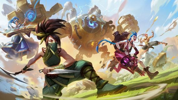 The "League of Legends" online game.