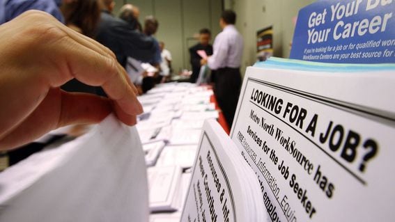 The government's jobs report was released Friday morning (David McNew/Getty Images)
