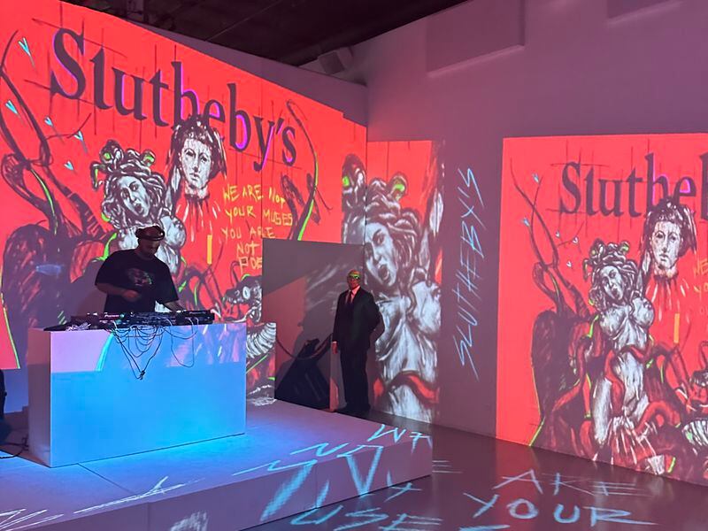 Palm NFT x Pussy Riot event (Cam Thompson/CoinDesk)