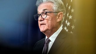 Jerome Powell spoke recently at a panel of central bankers in France. (Drew Angerer/Getty Images)