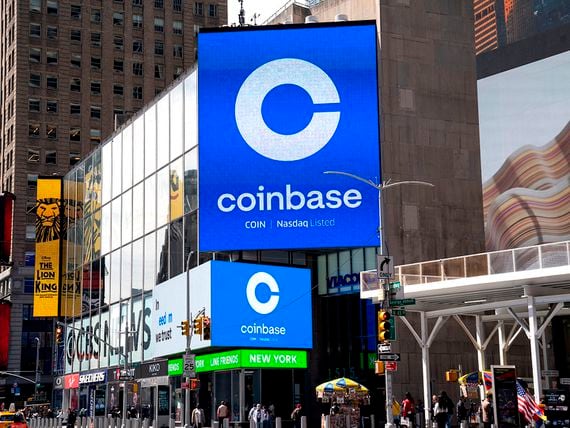 Coinbase could benefit from higher interest rates. (Robert Nickelsberg/Getty Images)