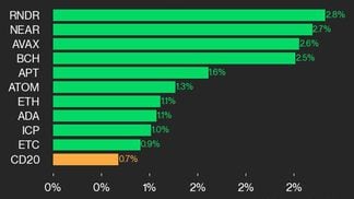 CoinDesk 20 leaders (CoinDesk Indices)