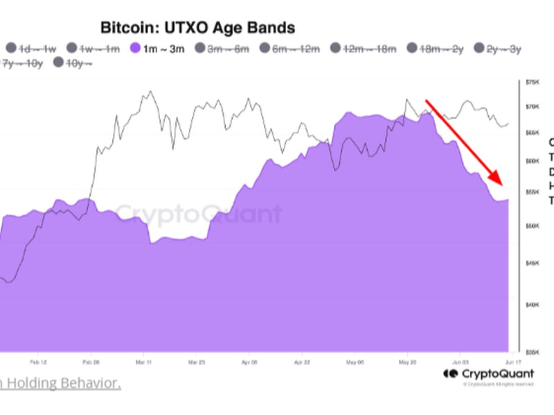 UTXO age bands show lack of demand. (CryptoQuant)