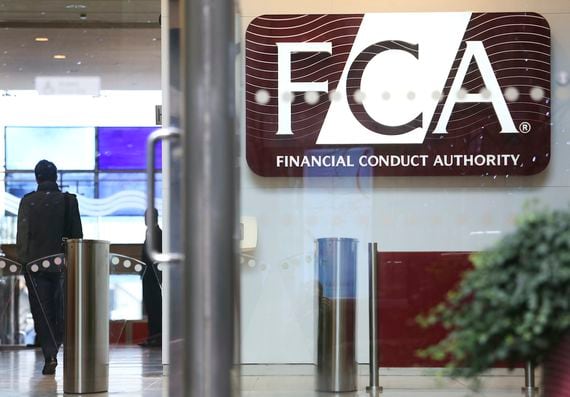 The offices of the Financial Conduct Authority (FCA) in London. (Chris Ratcliffe/Bloomberg via Getty Images)