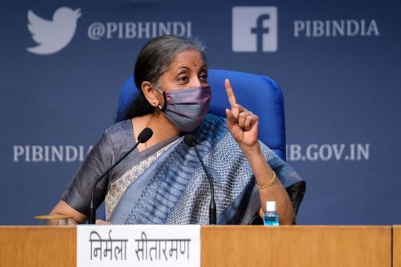 India Finance Minister Nirmala Sitharaman (T. Narayan/Bloomberg via Getty Images)