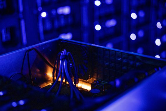 Graphics processing units (GPUs) used to mine the Ethereum and Zilliqa cryptocurrencies at the Evobits crypto farm in Cluj-Napoca, Romania, on Wednesday, Jan. 22, 2020. The world’s second-most-valuable cryptocurrency, Ethereum, rallied 75% this year, outpacing its larger rival Bitcoin. Photographer: Akos Stiller/Bloomberg