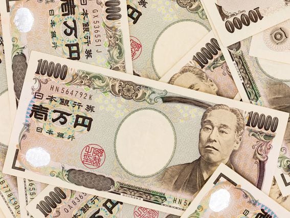 Japanese Yen money currency (Shutterstock)