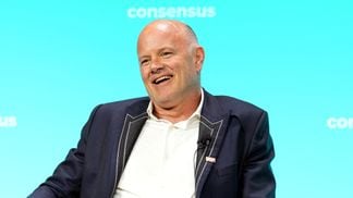 Mike Novogratz, Galaxy Founder and CEO, speaks at Consensus 2024 by CoinDesk.(CoinDesk/Shutterstock/Suzanne Cordiero)