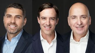 Crossover Markets cofounders (left to right): Anthony Mazzarese (CCO),  Brandon Mulvihill (CEO),  Vladislav Rysin (CTO) (Crossover Markets)