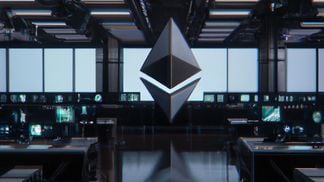 Ethereum around computers (Dalle-E/CoinDesk)