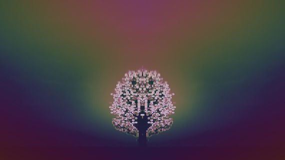 A digital tree. (Daniel Kuhn/CoinDesk)