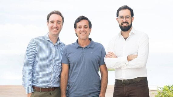 Parfin co-founders (left to right): Alex Buelau, Marcos Viriato and Cristian Bohn (Parfin)